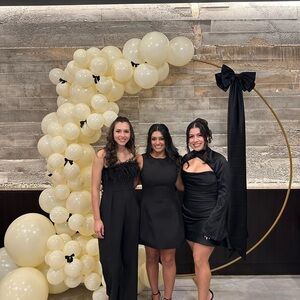 Black holiday jumpsuit